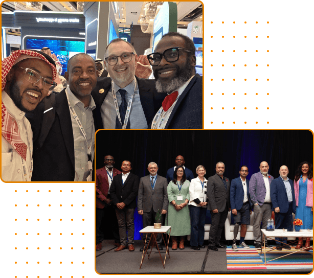 Pictures of Dr Charles and friends